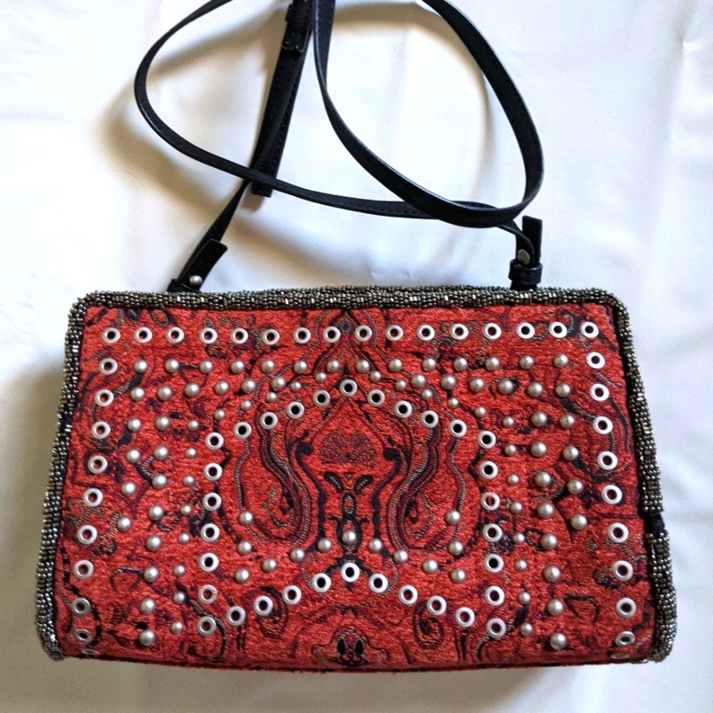 Zara Trafulic Crossbody Bag Textured with Design